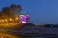 Observation tower in the evening, PuÃâawy, 05.2012, Poland